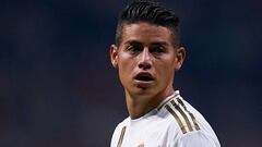 James Rodr&iacute;guez, volante colombiano del Real Madrid