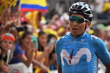 El ciclista colombiano del Movistar Team se impuso en el inicio de los Alpes, le sacó 1'30" al segundo y ahora es séptimo en la clasificación general.