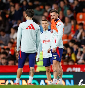 Alejandro Grimaldo y Mario Gila.