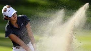 La estadounidense Michel Wie es una de las tres líderes del Lorena Ochoa Invitational.