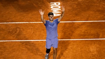 ?A qu¨¦ hora es el Alcaraz - Khachanov? TV, horario, d¨®nde y c¨®mo ver el Masters 1.000 de Roma