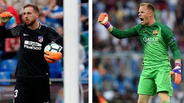 Jan Oblak vs Ter Stegen, dos estilos igual de cotizados