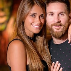 La felicidad de Antonella Roccuzzo tras la victoria de Argentina