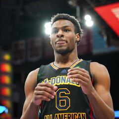 Bronny James anunció que jugará con los USC Trojans