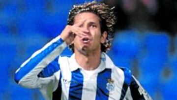 <b>DECISIVO. </b>Pablo Sánchez anotó en el último encuentro del Recre.