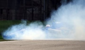 Antonio Giovinazzi accident.