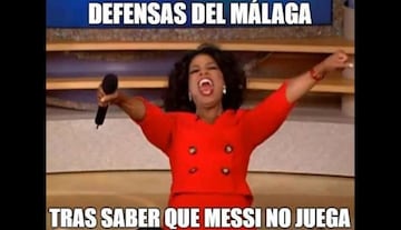 Los mejores memes del Málaga-Barcelona
