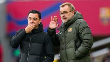 El entrenador del Barcelona, Xavi Hernández
