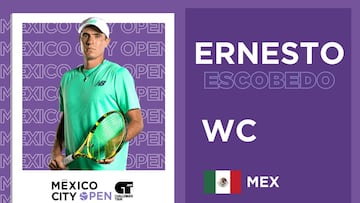 Los tenistas Rodrigo Pacheco y Ernesto Escobedo fueron invitados al México City Open