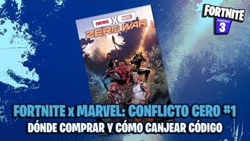 Fortnite x Marvel: Conflicto Cero #1 - Dónde comprar el cómic y cómo canjear el código