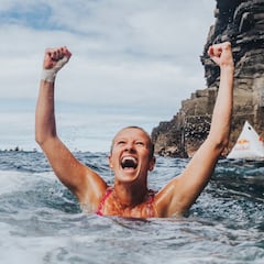 Rhiannan Iffland consigue tres récords con un salto perfecto