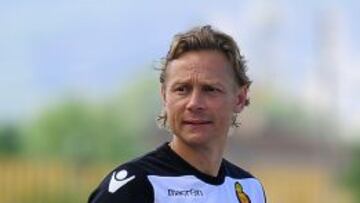 Valeri Karpin en un entrenamiento