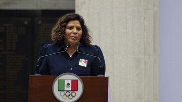 María José Alcalá, presidenta del Comité Olímpico Mexicano.