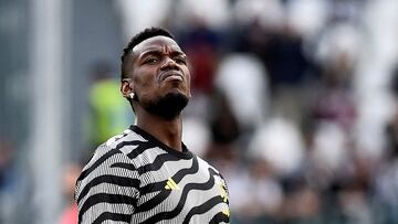 FILE PHOTO: Soccer Football - Serie A - Juventus v Cremonese - Allianz Stadium, Turin, Italy - May 14, 2023 Juventus' Paul Pogba during the warm up before the match REUTERS/Massimo Pinca/File Photo