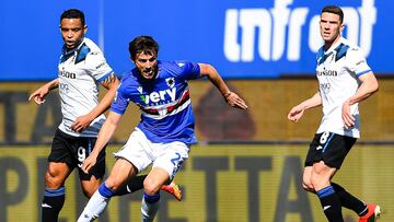 Partido de Serie A entre Sampdoria y Atalanta