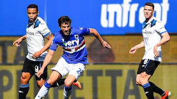 Partido de Serie A entre Sampdoria y Atalanta