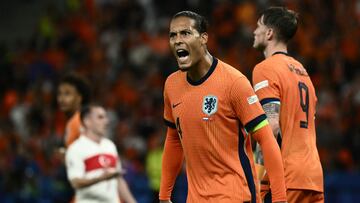 Nadie ha ganado más duelos aéreos en la presente edición de la Euro 2024 que Virgil Van Dijk.