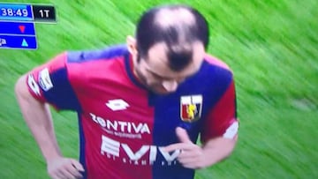 La calva con forma de pene de Goran Pandev triunfa en Twitter.