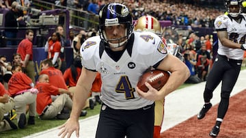 El pateador de los Baltimore Ravens tiene 36 años. 