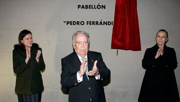 Pedro Ferrándiz, en enero de 2014, le dio su nombre al Centro de Tecnificación de Alicante.