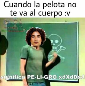 El portero mexicano volvió a ser víctima de las burlas luego de la goleada que sufrió el Granada ante el Atlético de Madrid.