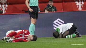 Tarjeta amarilla a Maguette Gueye, del Racing.