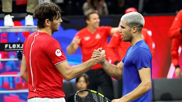 The American No. 1 faces the US Open champion in their second round-robin match at the ATP Finals in Turin on Tuesday, November 11.