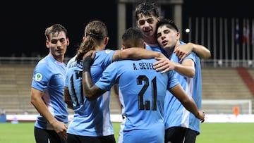 Formación posible de Uruguay ante Argentina en el Sudamericano Sub 20 de 2025