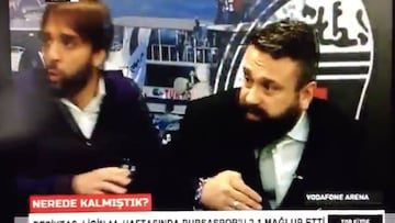 El canal oficial de Besiktas sufrió la explosión en plena transmisión