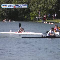 Luis Álvarez y Óscar Borrego conquistan la plata en K2 júnior