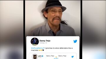 Danny Trejo le da la bienvenida a Danny Trejo, jugador que LAFC eligió en el MLS Superdraft