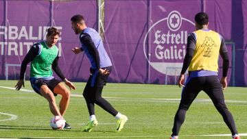 Valladolid 21/10/2024. Entrenamiento Del Real Valladolid. Iván Sanchez
Photogenic/Miguel Ángel Santos