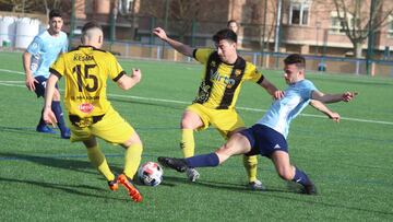 Imagen del partido de la anterior jornada entre el FC Bidezarra y la Peña Azagresa.