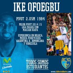 El Estu ficha al mejor pívot de la liga israelí: Ike Ofoegbu