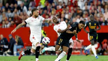 Sergio Ramos reinó en un partido bravo