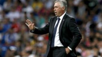 El entrenador italiano del Real Madrid, Carlo Ancelotti.