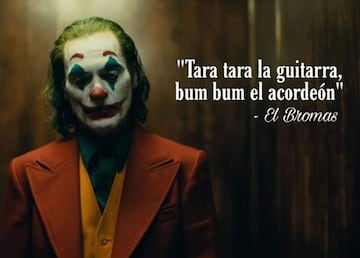 Algunos usuarios también bromearon con el maquillaje de Joaquin Phoenix y lo compararon con Cepillín.