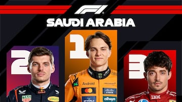 Resultados F1: clasificación del GP de Arabia Saudí