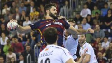 Raúl Entrerríos, director de juego del Barcelona.