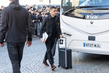 La llegada del Real Madrid a Leipzig