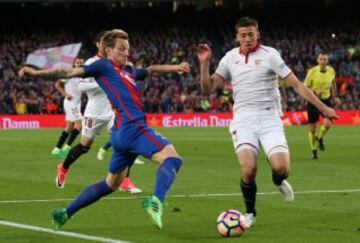 Ivan Rakitic y Clement Lenglet.