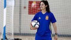 Claudia Pons con la Selecci&oacute;n.