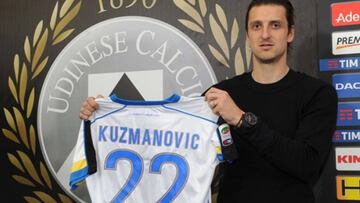 Kuzmanovic, cuando lelg&oacute; al Udinese