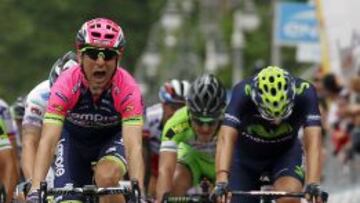 Contador acaba sin sobresaltos y Ulissi bate a Lobato al sprint