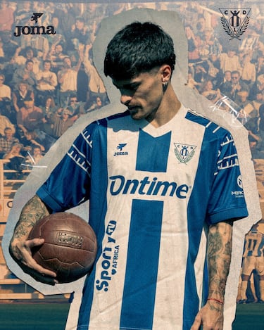 La camiseta está inspirada en la temporada 1997-1998, un año histórico para el club por ser el primero disputado en el Estadio Municipal de Butarque (actual Ontime Butarque) y por contar con Samuel Eto'o como protagonista. Deportivamente, el equipo finalizó en 13ª posición en Segunda División con 53 puntos. El diseño recupera elementos característicos de los años 90, como el cuello blanco en pico, las bandas anchas azules, el patrón recargado en las mangas y la adaptación del escudo y el logo de Joma de la época, reinterpretados con una estética actual que conecta pasado y presente.