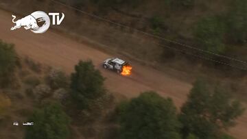 ¡A fuego! Así quedó el carro de Lappi tras incendiarse