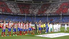 04/10/15 La Liga game between Atl&eacute;tico Madrid and Real Madrid from the Calder&oacute;n.