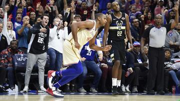 Al Horford, ante Milwaukee Bucks.