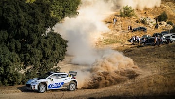 Roope Korhonen, en el Rally de Granada.