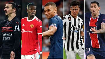 Ibrahimovic Pogba Mbappe Dybala Di Maria